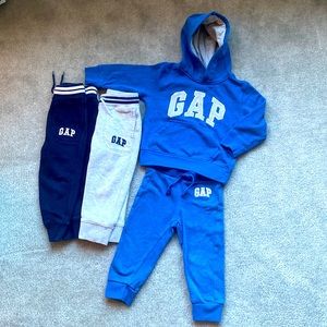 BABY GAP 2T Boys Lot, Jogger Sweat Pants, Sweatsuit